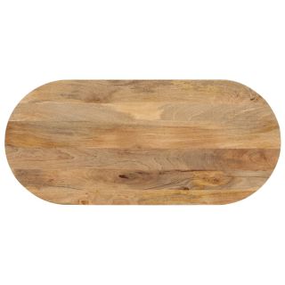 ovaalne lauaplaat, 110x50x3,8 cm, mangopuit