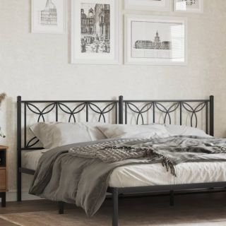 metallist voodipeats, must, 200 cm