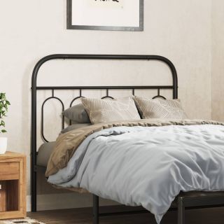 металлическое изголовье, черное, 107 см