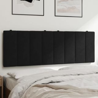 voodipeatsi padi, must, 120 cm, samet