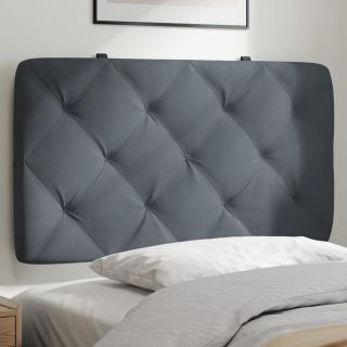 voodipeatsi padi, tumehall, 90 cm, samet