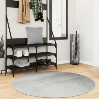 vaip IZA, lühikese narmaga, Skandinaavialik, hall, Ø 120 cm