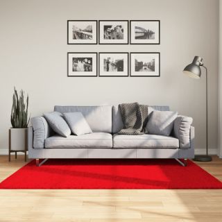 vaip OVIEDO lühikese narmaga, punane, 120 x 170 cm