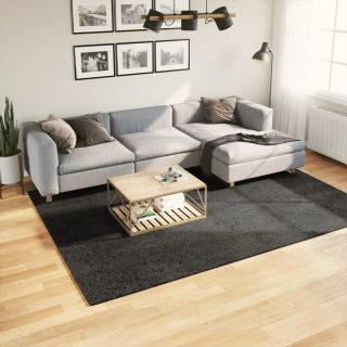 vaip ISTAN, kõrge narmaga, läikiv, antratsiithall, 200x280 cm