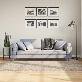 vaip ISTAN, kõrge narmaga, läikiv välimus, beež , 140x200 cm
