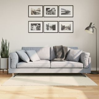 vaip ISTAN, kõrge narmaga, läikiv, kreemjas , 80x150 cm