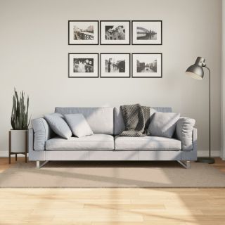 vaip HUARTE, lühikese narmaga, pestav, liivakarva, 100x200 cm