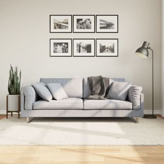 kõrge narmaga Shaggy vaip, kreemjas, 160x230cm