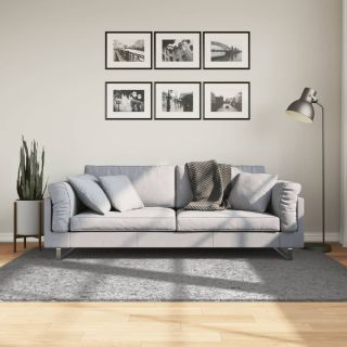 kõrge narmaga Shaggy vaip, hall, 140x200 cm