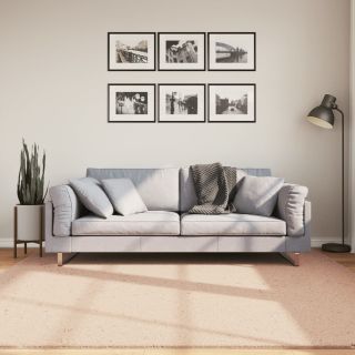 vaip HUARTE, lühikese narmaga, pestav, kahvaturoosa, 200x200 cm