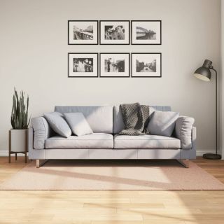 vaip HUARTE, lühikese narmaga, pestav, kahvaturoosa,120x170