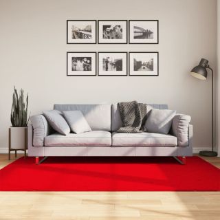 vaip HUARTE, lühikese narmaga, pestav, punane, 140x200 cm