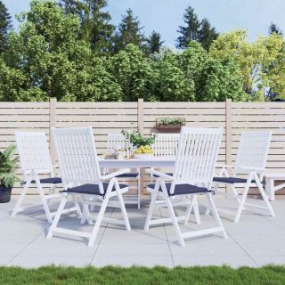 euroaluse istmepadjad 6 tk tumesinine 50x50x4 cm oxford kangas