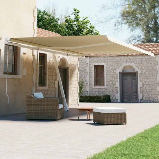 iseseisev automaatne varikatus 600x300 cm kreemjas