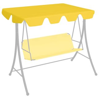 aiakiige asenduskatus kollane 150/130x105/70 cm