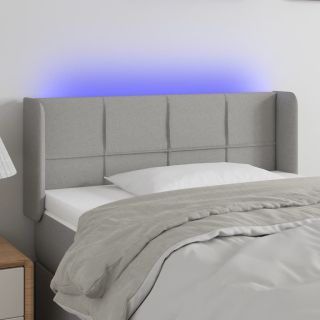 LED-voodipeats, helehall, 83x16x78/88 cm, kangas