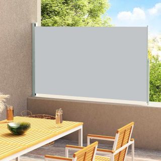 lahtitõmmatav terrassi külgsein, 200 x 300 cm, hall