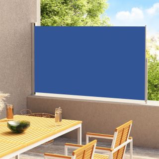 lahtitõmmatav terrassi külgsein, 180 x 300 cm, sinine