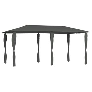 lehtla postikatetega 2,98x5,3x2,59 m, antratsiithall 160 g/m²