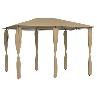 lehtla postikatetega 3x4x2,6 m, pruunikashall 160 g/m²