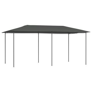 беседка 2,98 x 5,3 x 2,59 м, антрацитово-серый 160 г/м²