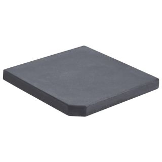 päikesevarju raskusplaat, must, graniit, kandiline, 25 kg