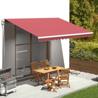 varikatuse asenduskangas, burgundiapunane, 4,5x3 m
