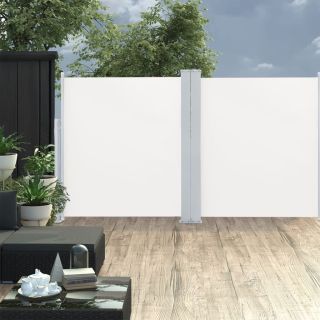 lahtitõmmatav külgsein, kreemjasvalge, 140 x 600 cm