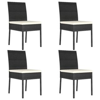 aia söögitoolid 4 tk polürotang must