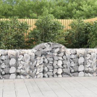 kaarekujulised gabioonkorvid 14, 200x50x80/100cm tsingitud raud