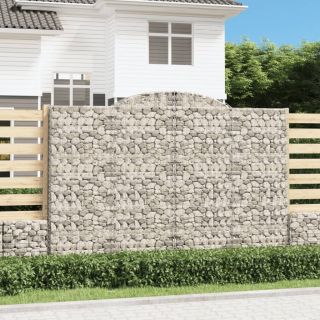kaarekujulised gabioonkorvid 2 tk, 300x30x200/220 cm, raud