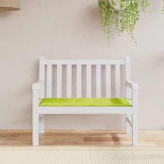 подушка для сиденья садовой скамейки, ярко-зеленая, 100x50x3 см, ткань оксфорд