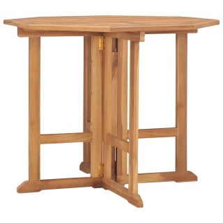 Складной садовый стол, 90 x 90 x 75 см, тик