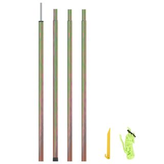 päikesepurje post, 250 cm, tsingitud teras