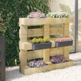lillekastid euroalustele 12 tk hall 36x13,5x9,5 cm PP