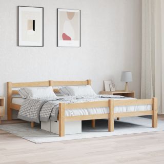voodiraam, männipuit, 160 x 200 cm