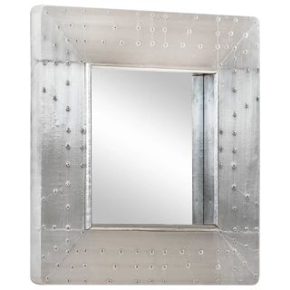 lennuki stiilis peegel, 50 x 50 cm, metall