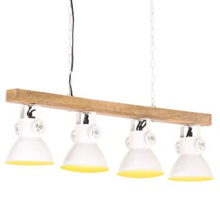 tööstuslik laelamp, valge, E27, mangopuit