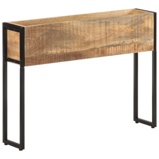 taimekast 90 x 20 x 68 cm töötlemata mangopuit