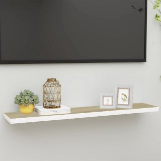 seinariiul, tamm ja valge, 120 x 23,5 x 3,8 cm MDF