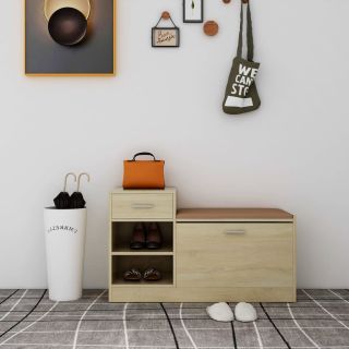jalatsipink, Sonoma tamm, 94,5 x 31 x 57 cm, tehispuit