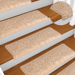 Коврики для лестницы 15 шт., 65x21x4 см, золотые