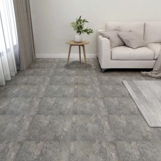 iseliimuvad põrandaplaadid 55 tk, PVC, 5,11 m², hall
