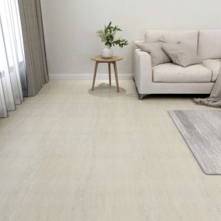 iseliimuvad põrandaplaadid 55 tk, PVC, 5,11 m², kreemjas