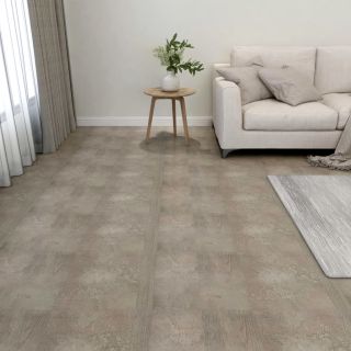 iseliimuvad põrandaplaadid 55 tk, PVC, 5,11 m², hall