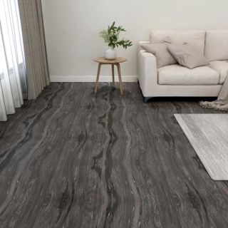 iseliimuvad põrandaplaadid 55 tk, PVC, 5,11 m², tumehall