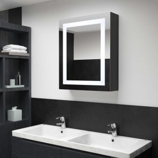 LED vannitoa peegelkapp, 50 x 13 x 70 cm