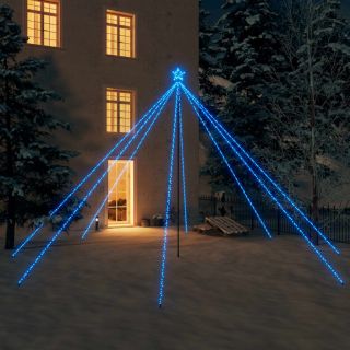 LED-jõulupuu, tuppa/õue, 800 LEDi, sinine, 5 m