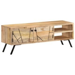 Тумба под телевизор, 110 x 30 x 40 см, прочное манговое дерево.