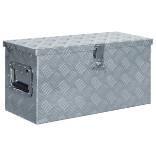 алюминиевая коробка 61,5 x 26,5 x 30 см, серебристая